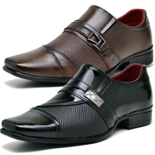 Kit 2 Pares de Sapato Social Masculino Oxford Mode