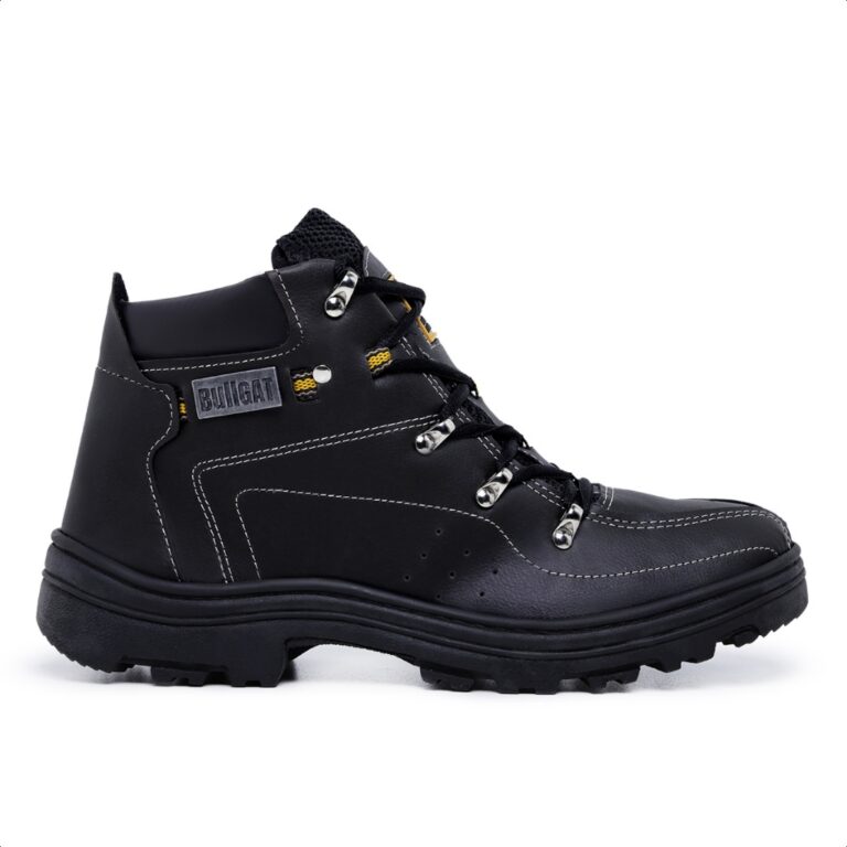 Bota Masculino Coturno Bullgat Cano Médio Motoque