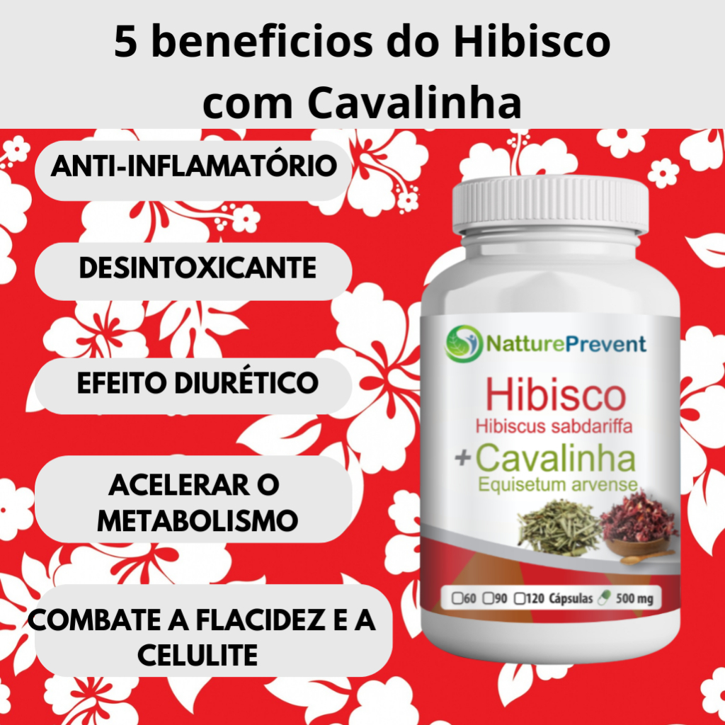 HibiscPlus 500 mg 60 Cápsulas