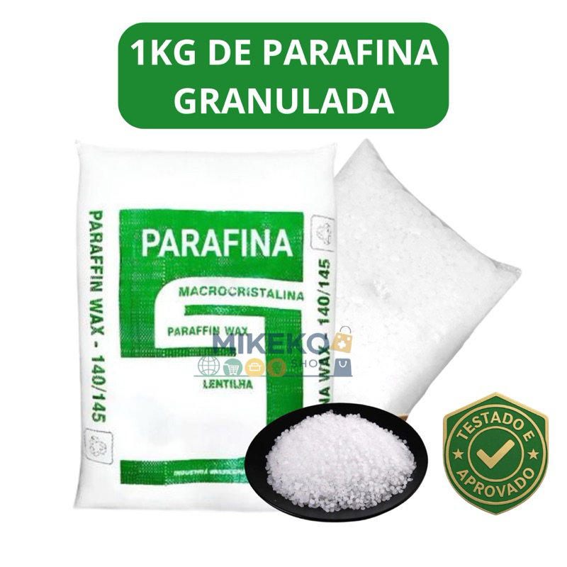 Parafina Granulada Lentilha Pronta Fabricação Cera de Velas Artesanato – 1kg