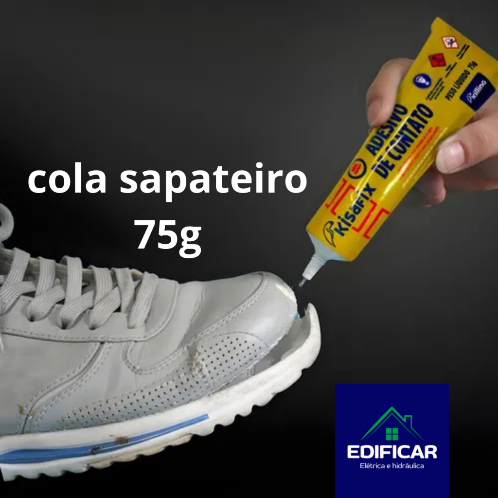 Cola Forte Universal Para Sapatos De 1 Unidade-Adesivo À Prova Dágua Reparos Rápidos KISAFIX 75G