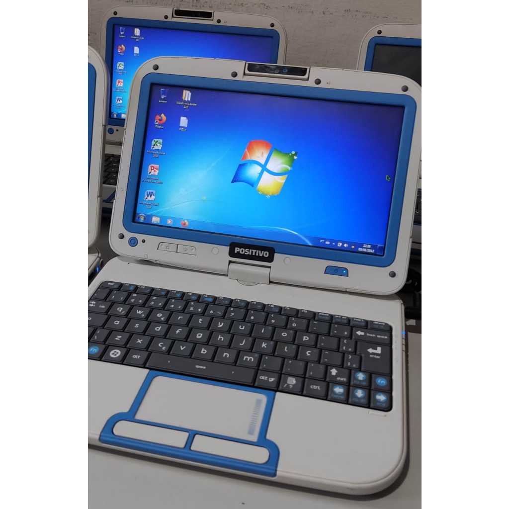 Netbook Positivo Mobo MGB TELA TOUCHSCREEN 10.1 2gb RAM HD 320gb com windows 7 e wifi. (Usado) Leia