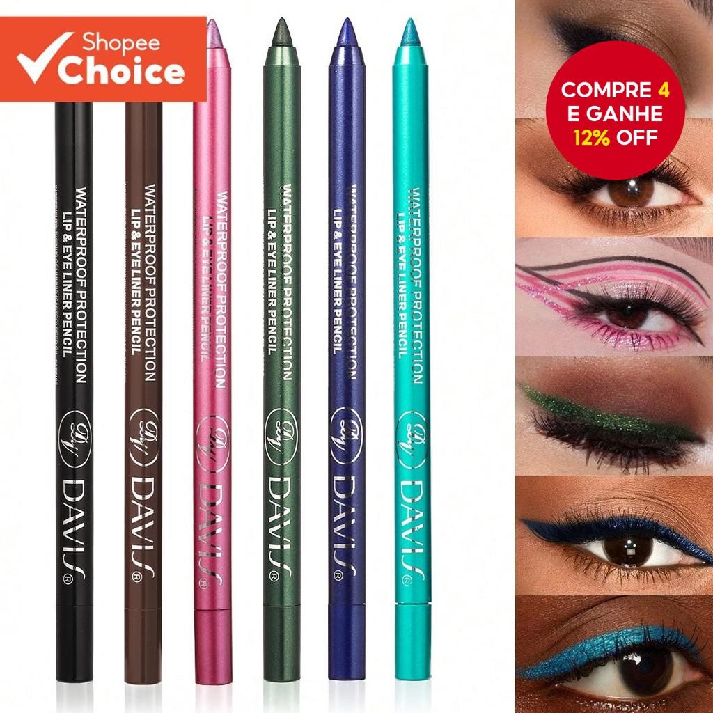 Sombra Multiuso Em Bastão Pearl Glitter Eyeliner Pencil Shimmer Highlighter Pen Maquiagem Cremosa Pa