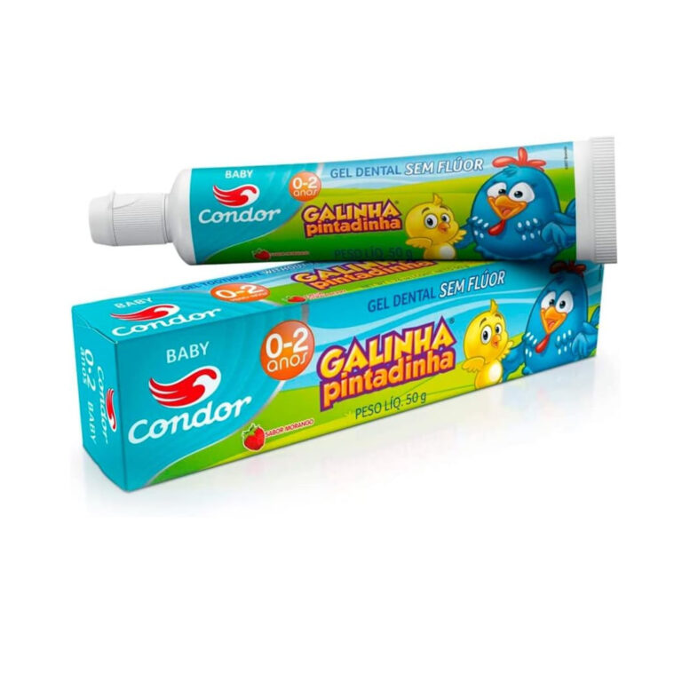 Gel Dental Infantil Sem Flúor Galinha Pintadinha 