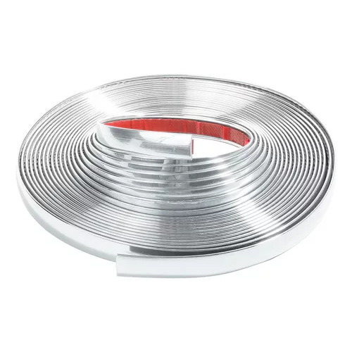 Friso Cromado 10mm Parachoque Grade Porta Universa