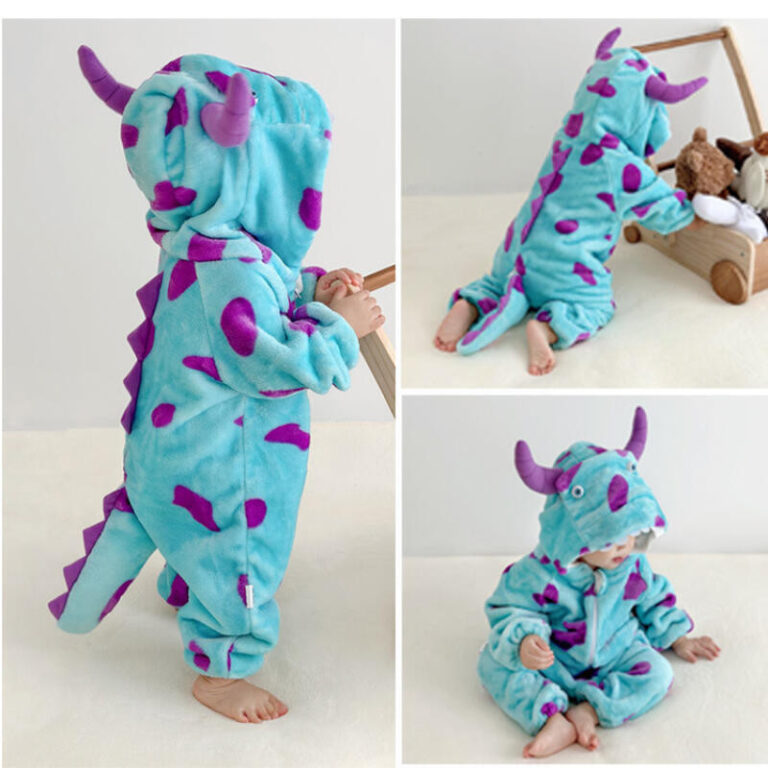 Kigurumi Macacão Para Bebês Recém-Nascidos Mons