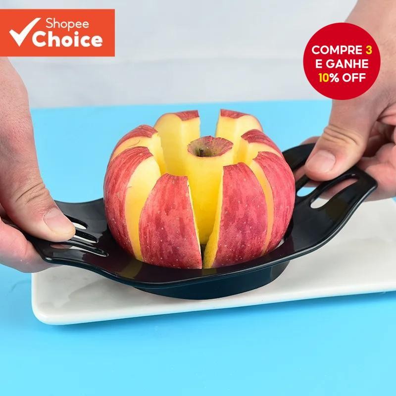 1pc Aço Inoxidável Para Cortador De Maçãs Em Fatias De Maçã Segundos Com Este 1pc De