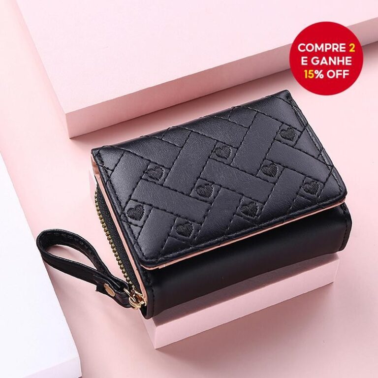 Kawaii Bonito Carteira Para Mulheres Pequena Bolsa