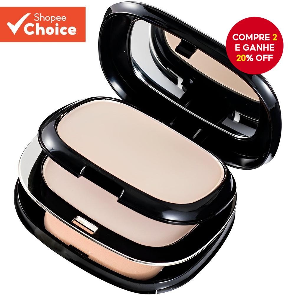 Pó Duplo Festive Glow : Compacto De Controle De Óleo E Hidratante Com Acabamento Radiante + Puff De