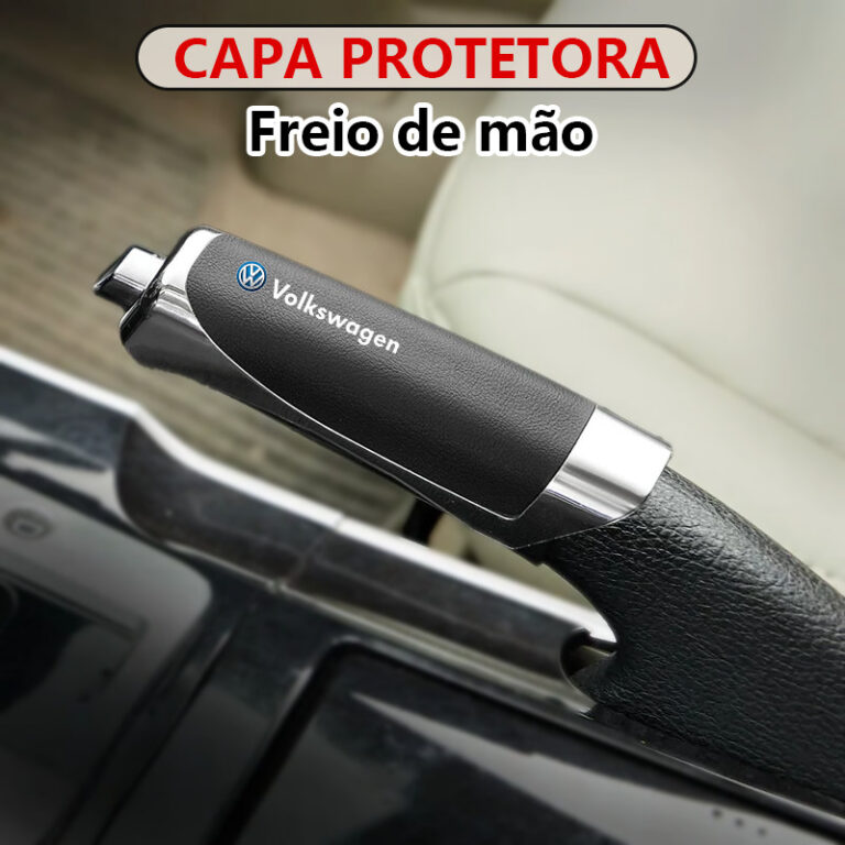Volkswagen Protetor de Freio de Mão em Couro para