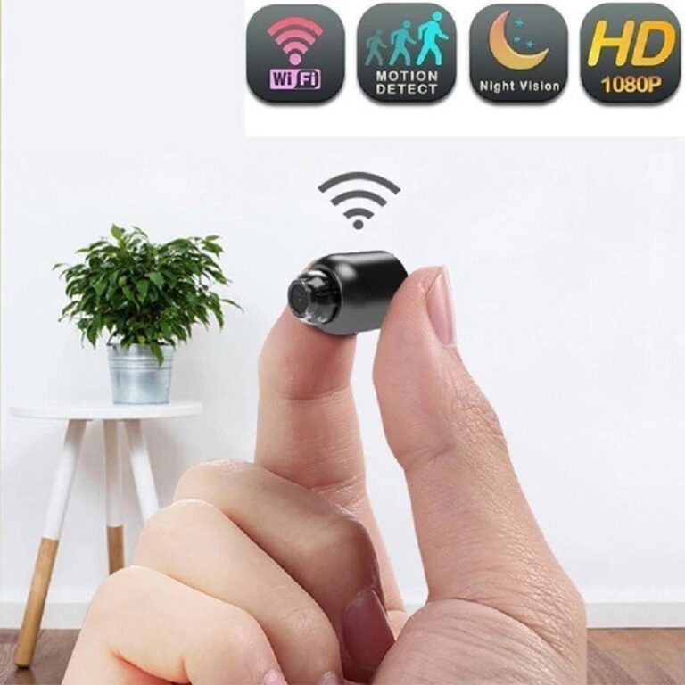 Mini Câmera De Vídeo Sem Fio Visão Noturna Micr