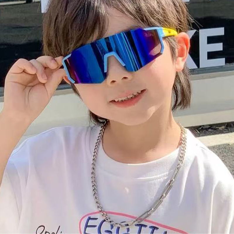 Crianças Óculos De Sol Proteção UV Para Meninos Meninas Ciclismo Equitação Ao Ar Livre Inquebrável A