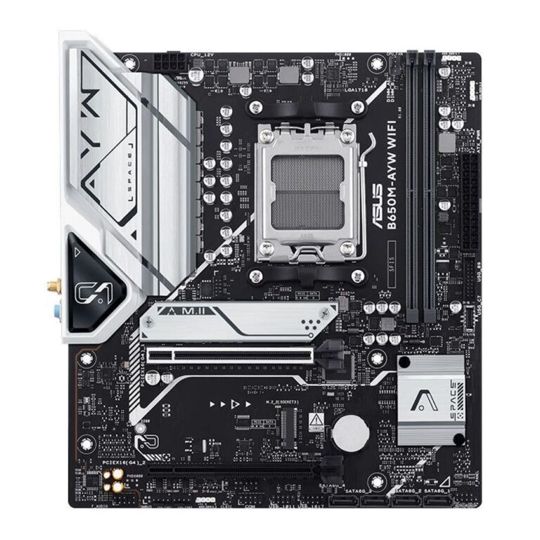 Placa Mãe  Asus B650M-AYW WiFi, DDR5, Socket AMD 