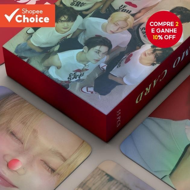 LINXX 55 Pcs ENHYPEN Romance : Cartão Holográfic