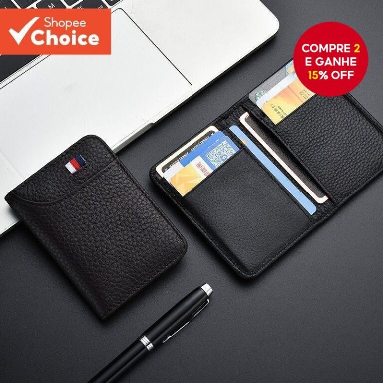 Porta-Cartões Masculino De Negócios-Carteira Mul