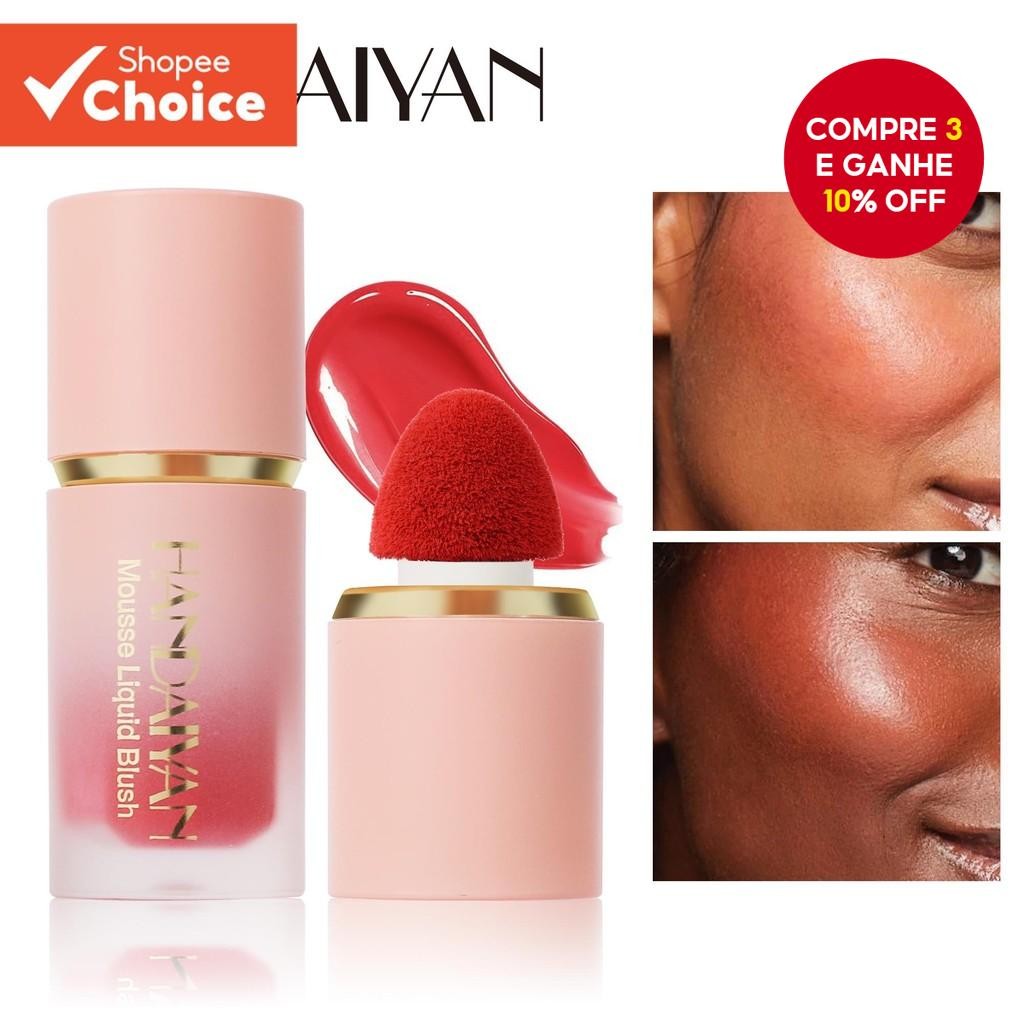 Handaiyan Blush Líquido Nude Natural-Fosco Pigmentado De Longa Duração Para Contorno 6.5ml Escolha R