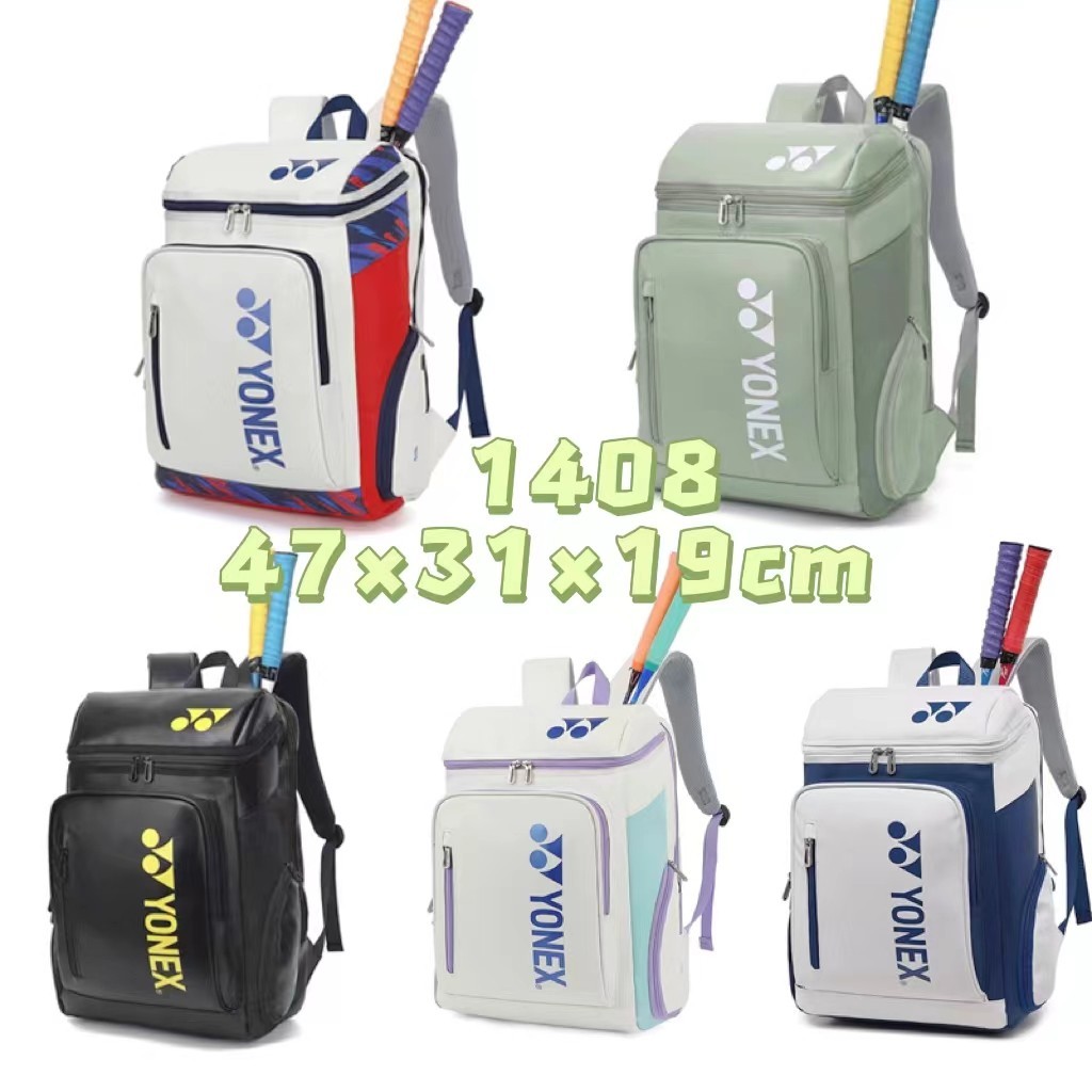 Yonex 2024 Novo 1408 Badminton sports Bagpack 3 pack Equipe Nacional À Prova Dágua Mochila Esportiva