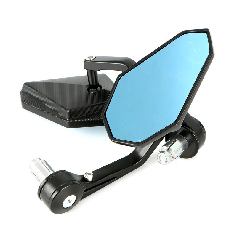 Universal Motocicleta Espelhos Retrovisores Lidar Com Barra Final Espelho Retrovisor Para Yamaha MT0