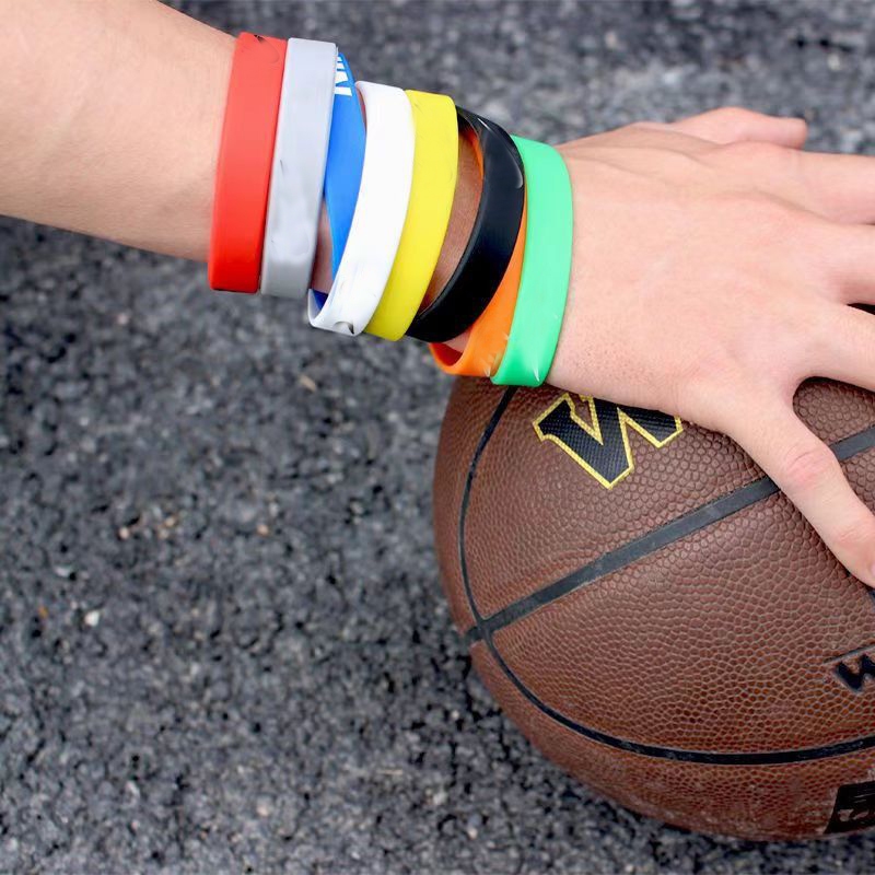 Pulseira de basquete Material de Silicone adequado para a pele