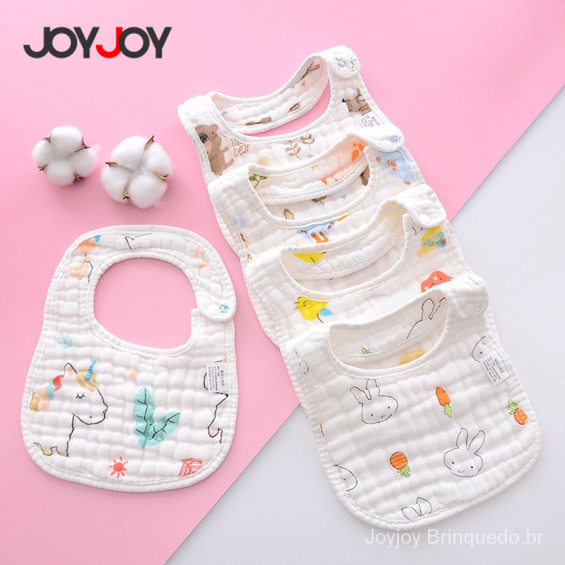 Babetes Juyujiao Baby Bibs Em Forma De U Bandana Alimentando Bib Saliva Toalha CriançAs Menina Menin