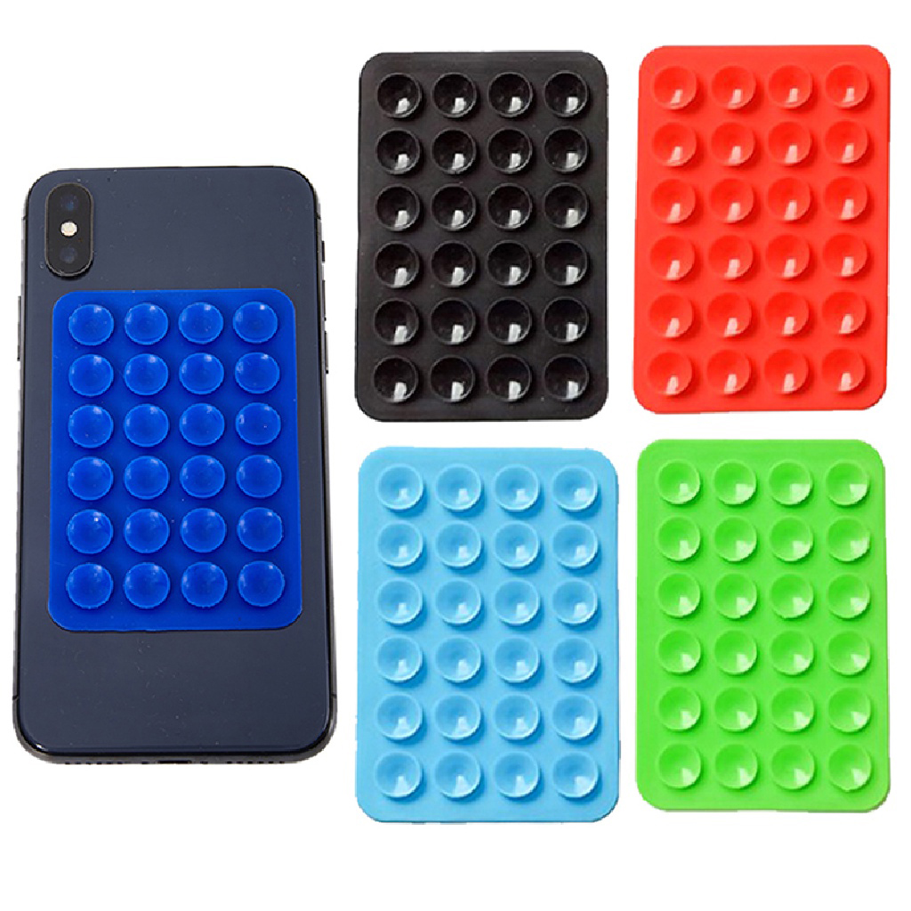 Ventosas De silicone De 1 Unidade , Minimalista Preto , Capa De Telefone Antiderrapante , Suporte Po
