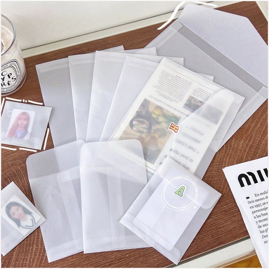 envelope De Cartão Pequeno Semitransparente De Papel De Ácido Sulfúrico , Embalagem De Translúcido ,