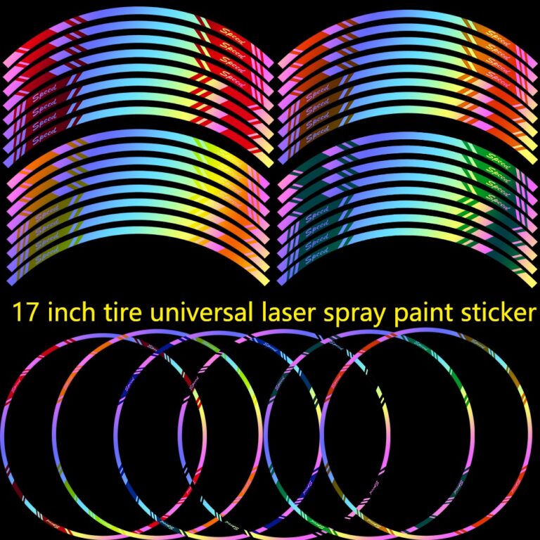 1SET/16PCS 17 Inch Tire Universal Wheel Rim Laser 
