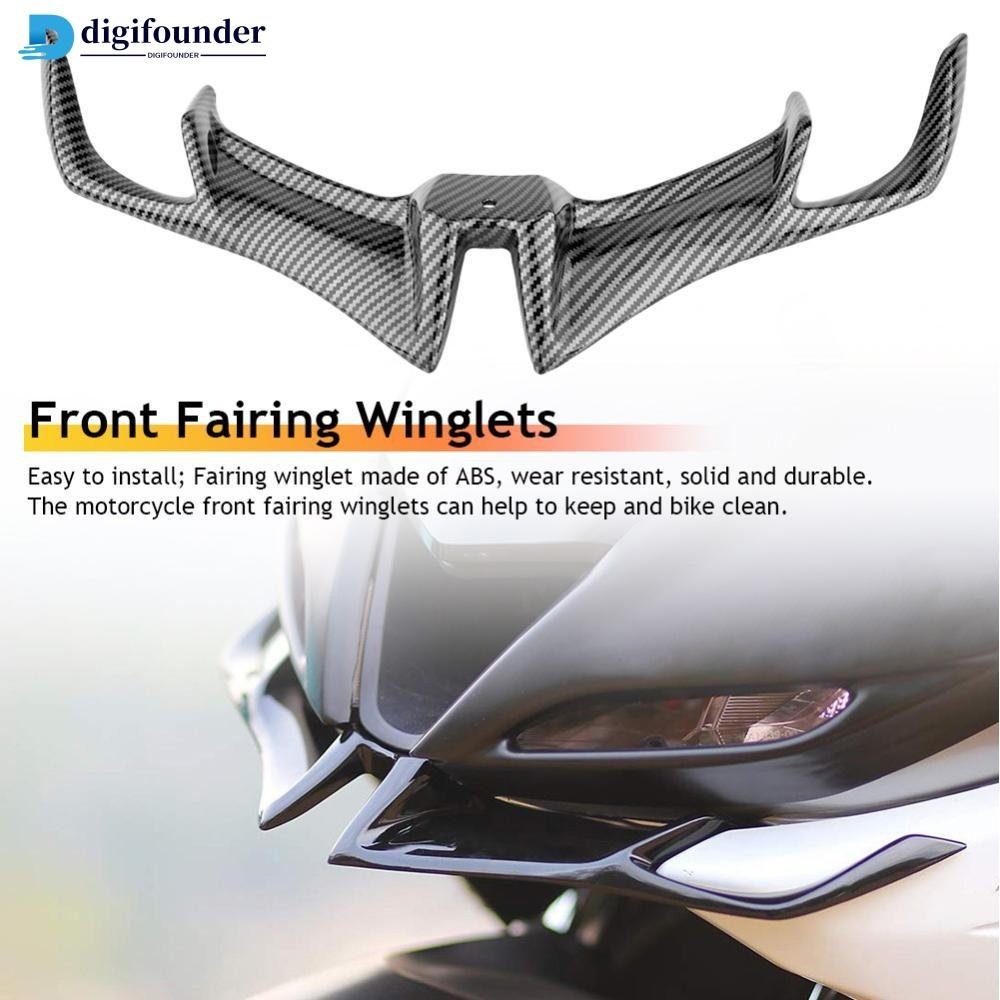 DIGIFOUNDER Motocicleta Carenagem Frontal Aerodinâmica Asa Tampa Inferior Proteção Contra Vento 2017