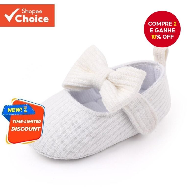 Sapatos De Bebê Macios E Antiderrapantes Para 0-6
