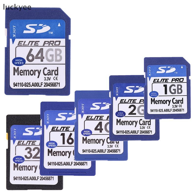 luckyeo 1GB 2GB 4GB 8GB 16GB 32GB 64GB Cartão De Memória Flash Digital Seguro TQ