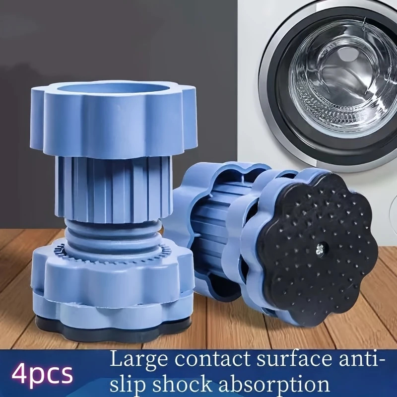 4 Pçs Anti Vibração Máquina De Lavar Pés Almofadas Antiderrapante Absorção De Choque Aumentando Almo