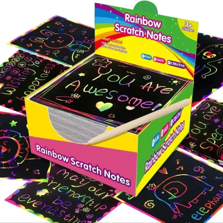 100Pcs Pintura De Raspadinha Infantil Interativa F