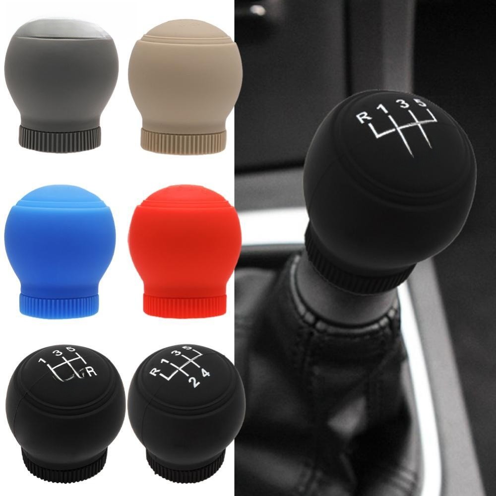 Concha de carro de Silicone redonda Universal de 5/6 velocidades, adequada para colar de mudança de