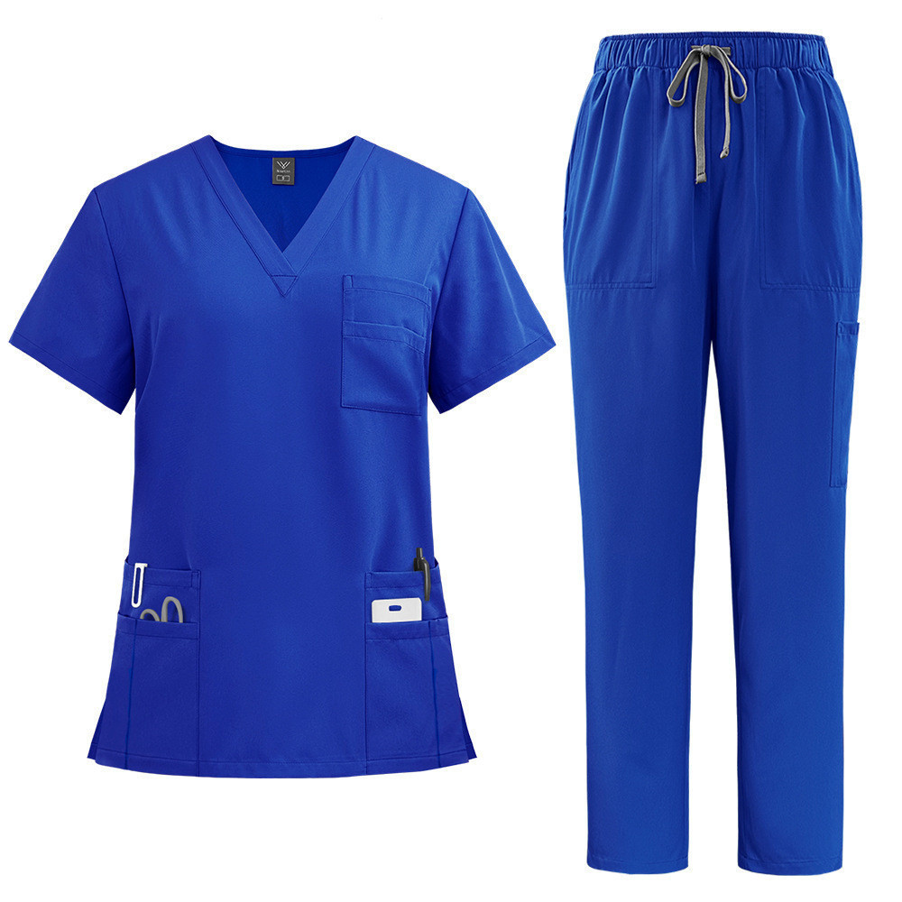 [Top + Calça] Conjunto De Terno Esfoliante Moderno Para Homens E Mulheres Unissex Elástico Resistent