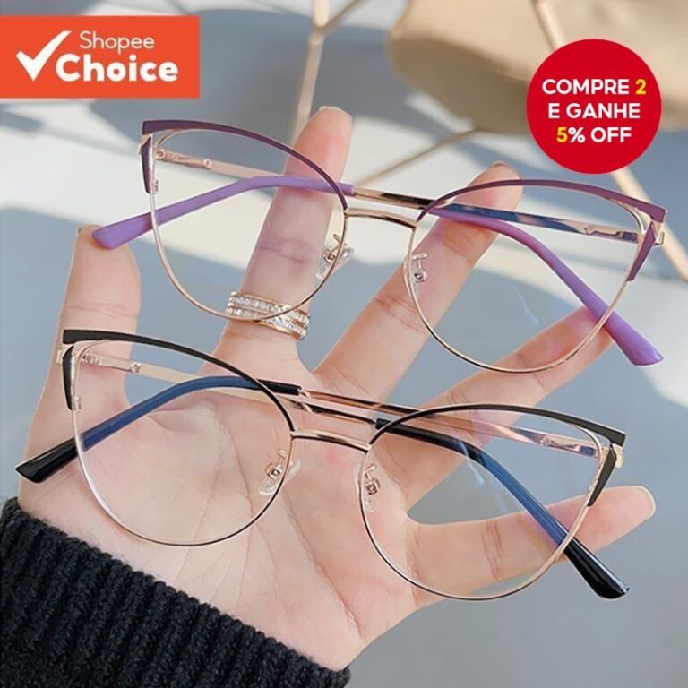 Óculos De Metal Olho De Gato Da Moda Femininos Co