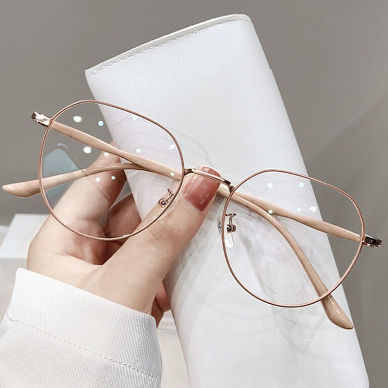 Óculos De Bloqueio De Luz Azul , Armação Redond