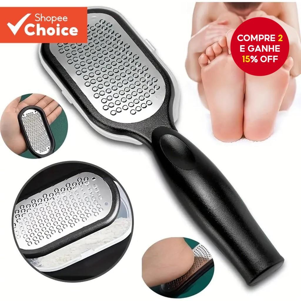 1pc Profissional De Aço Inoxidável Arquivo Pé Removedor Calos Raspador Ferramentas Pedicure Pele Mor