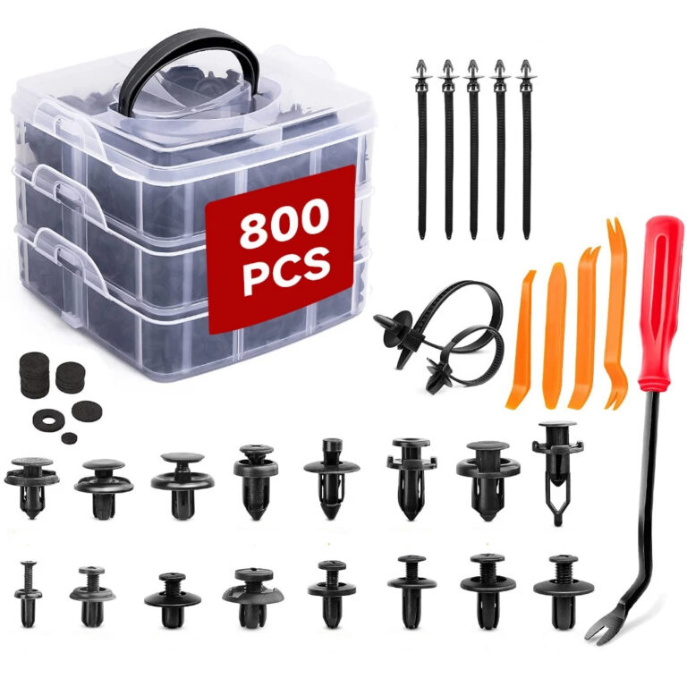 Kit 800 Pcs Presilha Grampo Fixadores Revestimento