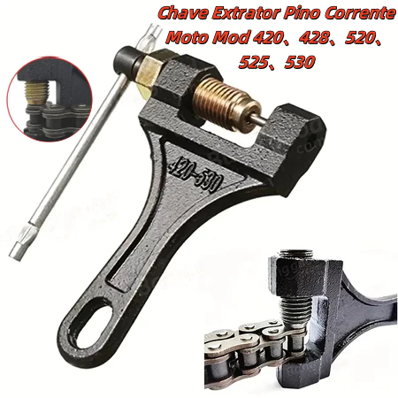 Chave Extrator Pino Corrente Moto Mod 420,428,520,