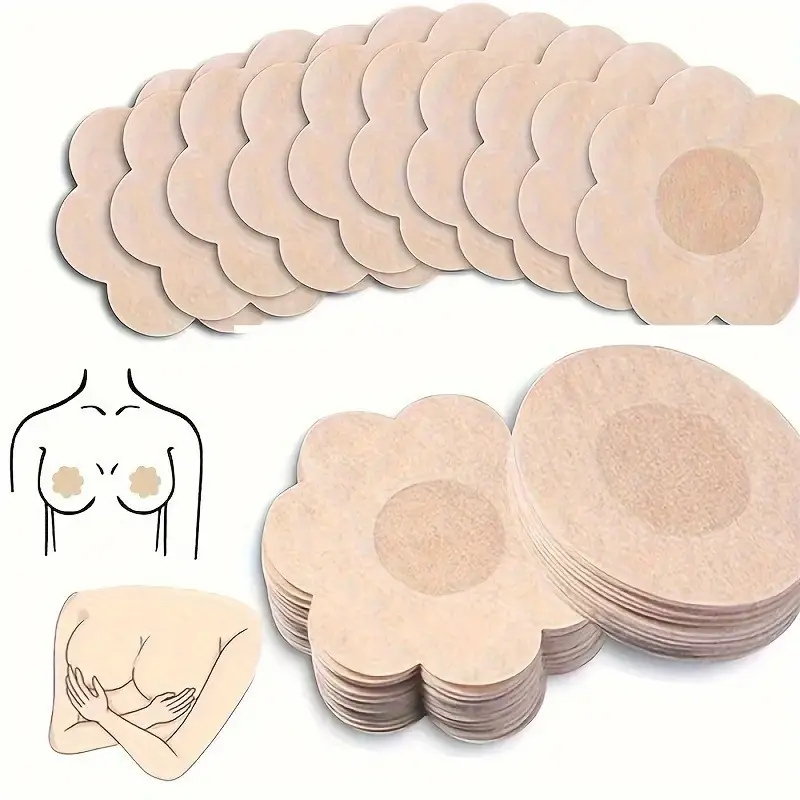 Capas Descartáveis Para Mamilos Com 100 Unidades De 6 Cm-Sem Costura E Respirável , Autoadesivas