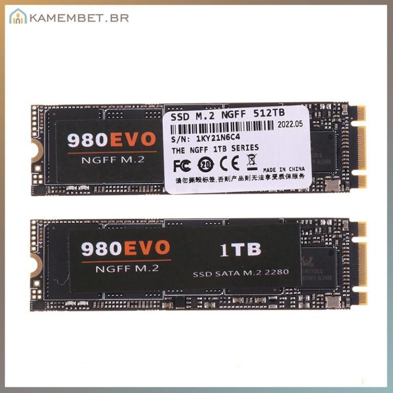 Kame SSD M2 NGFF 500GB 980 EVO Plus 250GB Unidade 