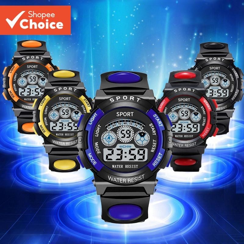 Relógio Digital Infantil Para Esportes Ao Ar Livre Eletrônico Estudantes