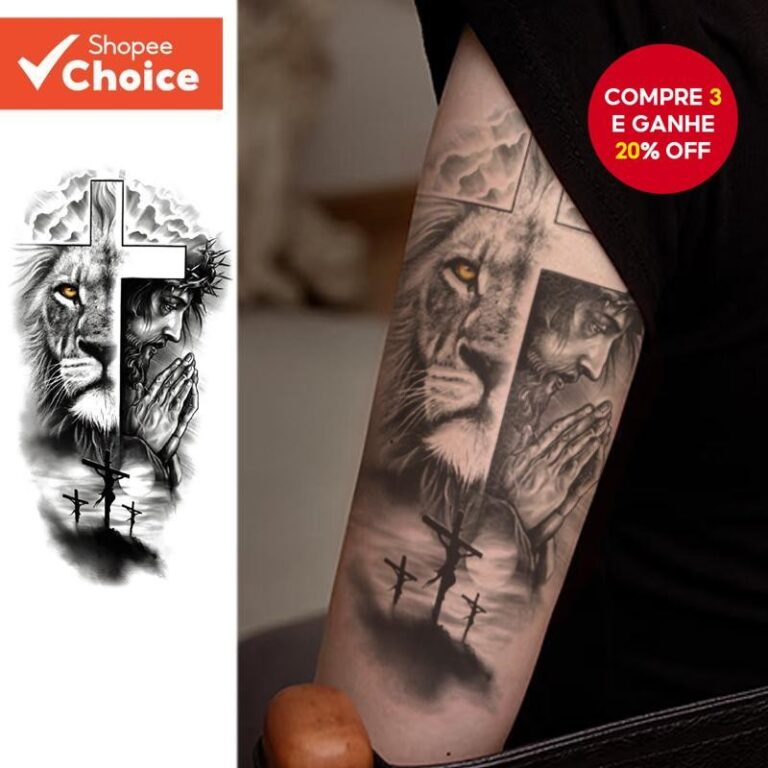 Tatuagem Temporária Impermeável Da Redenção Do