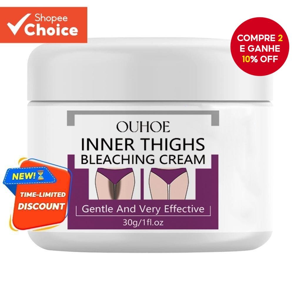 Creme Clareador Para Áreas Íntimas Mulheres-30g De Sensíveis Alvejante Da Pele Em , Coxas Internas E