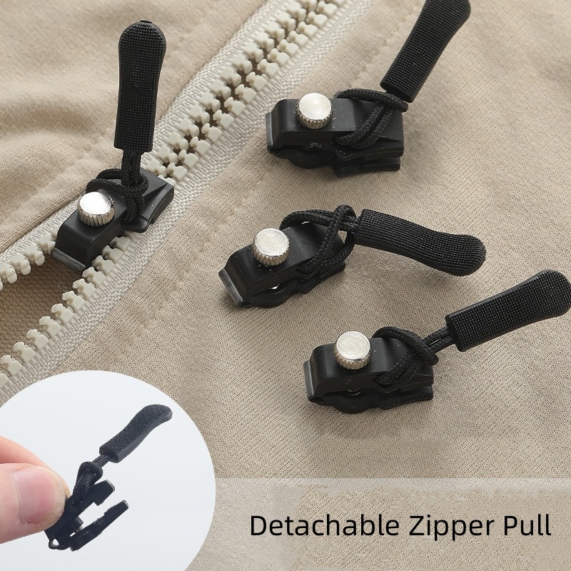 Reparador de Zíper Universal Destacável Conserto Instantâneo Sem Costura Jaquetas Bolsas
