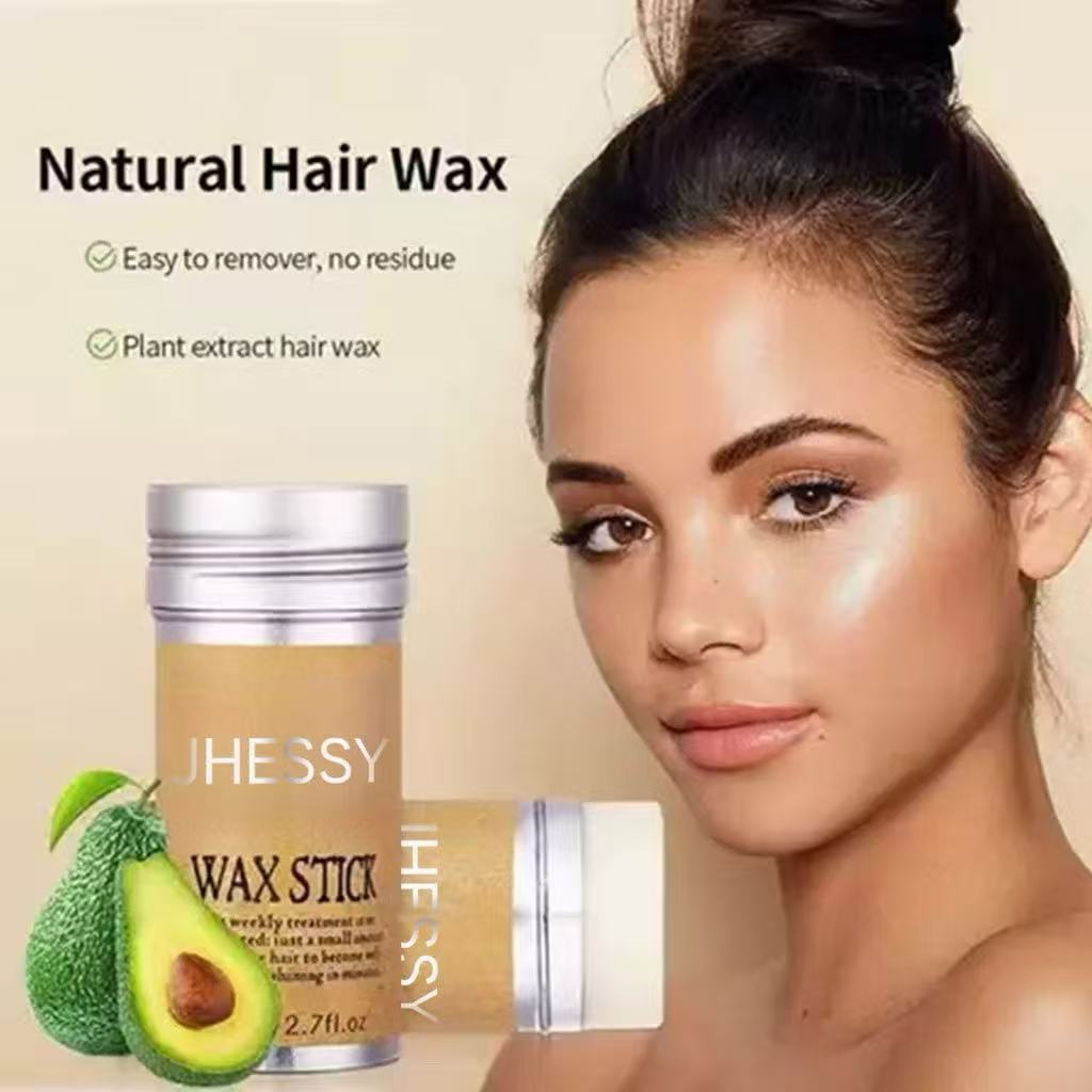 (inclui 10 escovas)Bastão de cera capilar profissional portátil, sem fragrância, adequado para qualq