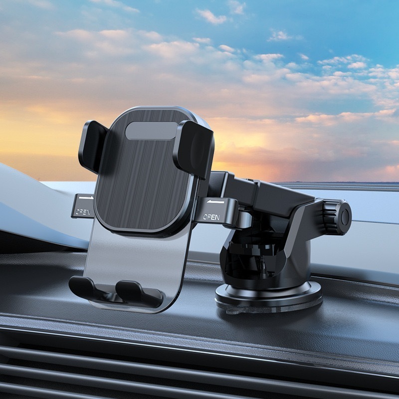 Suporte Para Celular Carro Com Trava Anti-Queda Automática LE-111