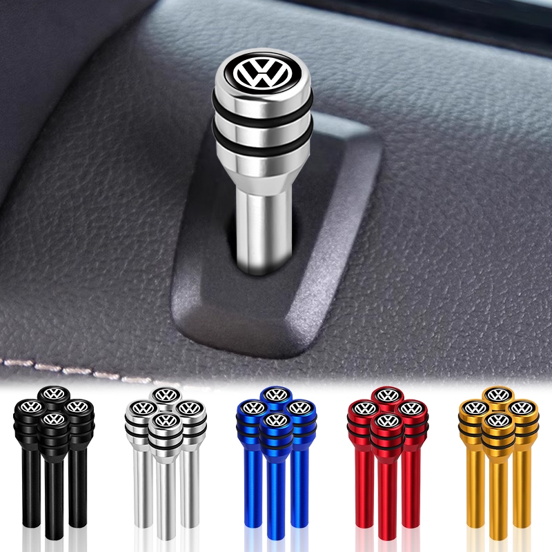 Pinos De Fechadura Da Porta De Segurança Do Carro Universal Interior Puxar Botão Para VW Volkswagen