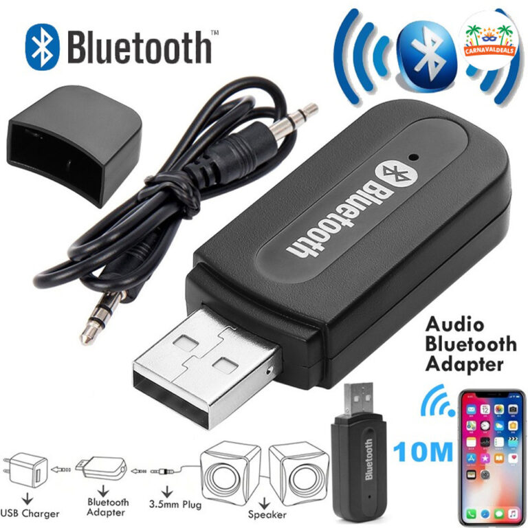 Kit 4 Adaptador Receptor Bluetooth Usb Música P2 