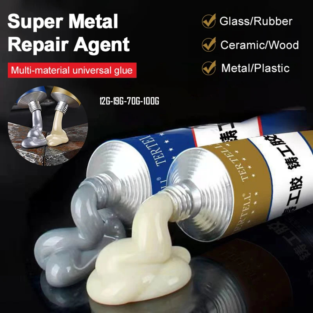 Adesivo De Reparo Mágico Solda AB Resistente Ao Calor Para Metal , 19G/70G/100G , Ideal Reparos De